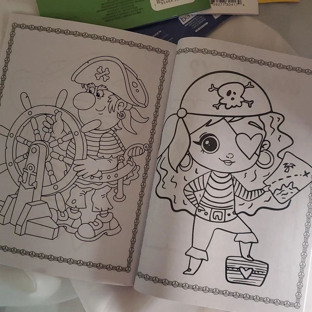 Pirate & Ocean Themed Kids Activity‎ Book Set